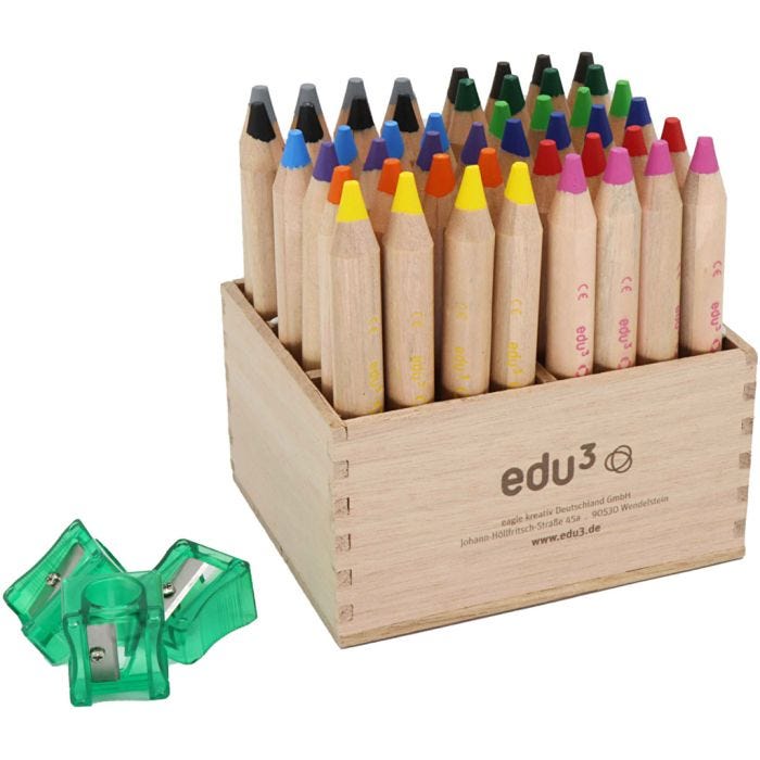 Edu First, L. 12 cm, mina 8 mm, 48 ud/ 1 paquete