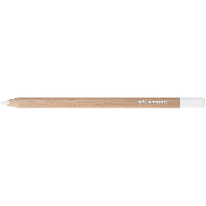 Lápices de Colores Edugreen Jumbo, mina 5 mm, blanco, 10 ud/ 1 paquete