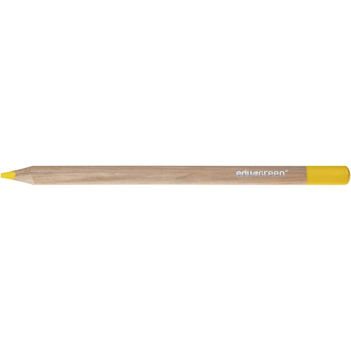 Lápices de Colores Edugreen Jumbo, mina 5 mm, amarillo, 10 ud/ 1 paquete