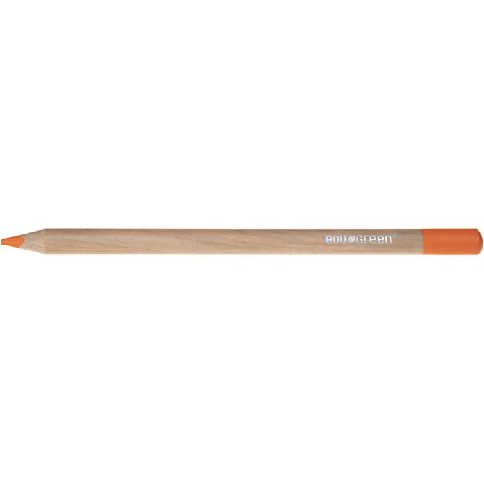 Lápices de Colores Edugreen Jumbo, mina 5 mm, naranja, 10 ud/ 1 paquete