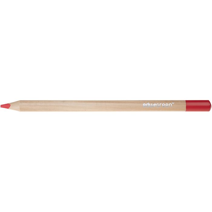 Lápices de Colores Edugreen Jumbo, mina 5 mm, rojo, 10 ud/ 1 paquete