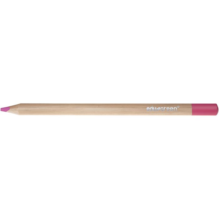 Lápices de Colores Edugreen Jumbo, mina 5 mm, rosado, 10 ud/ 1 paquete