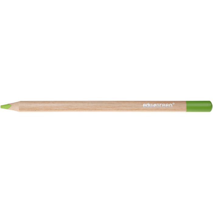 Lápices de Colores Edugreen Jumbo, mina 5 mm, verde claro, 10 ud/ 1 paquete