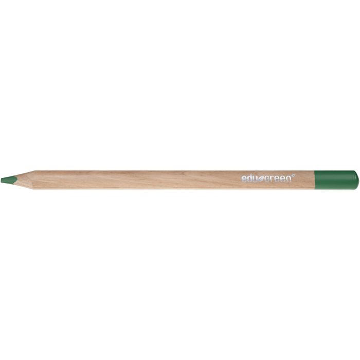 Lápices de Colores Edugreen Jumbo, mina 5 mm, verde, 10 ud/ 1 paquete