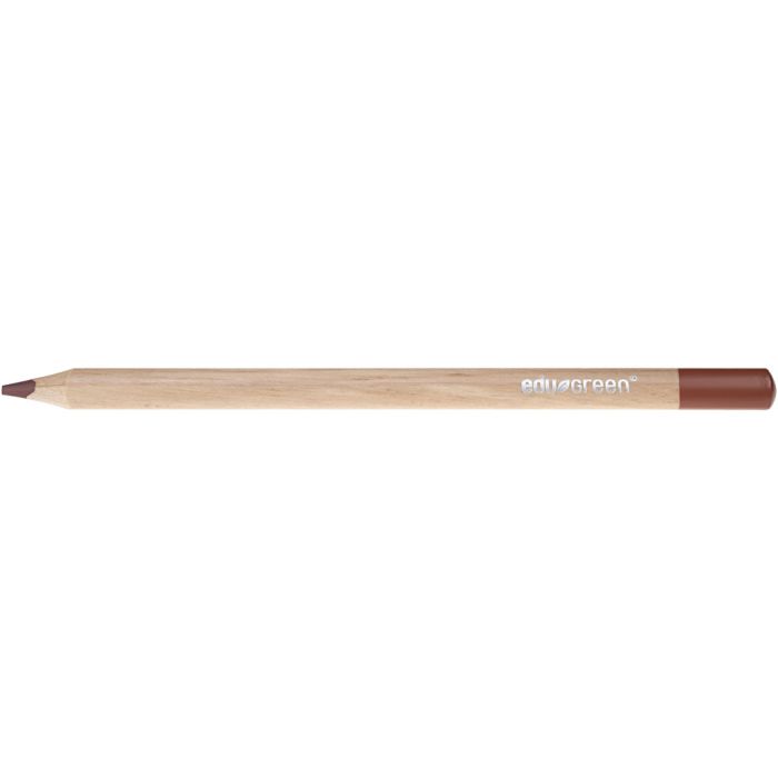 Lápices de Colores Edugreen Jumbo, mina 5 mm, marrón, 10 ud/ 1 paquete