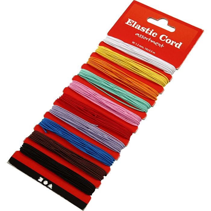 Cuerda elástica, grosor 1 mm, 10x3.50 m/ 1 paquete