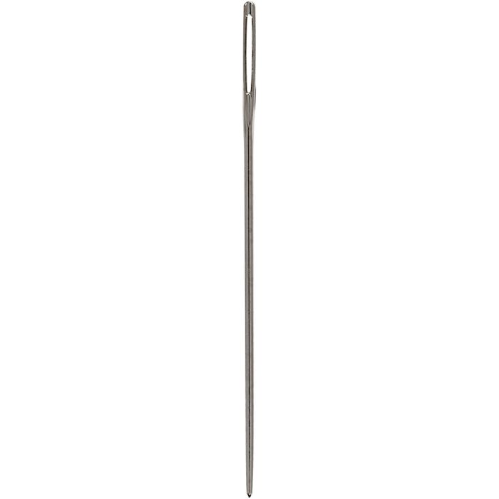 Agujas punto de cruz, Tamaño del ojal: 6 mm , medida 24, L. 36 mm, con punt redonda, 25 ud/ 1 paquete