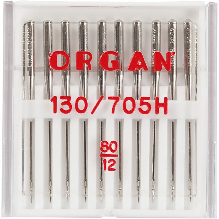 Agujas para máquina de coser, medida 80, 10 ud/ 1 paquete