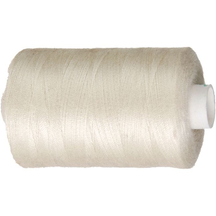 Hilo de Coser, blanquecino, 1000 m/ 1 rollo