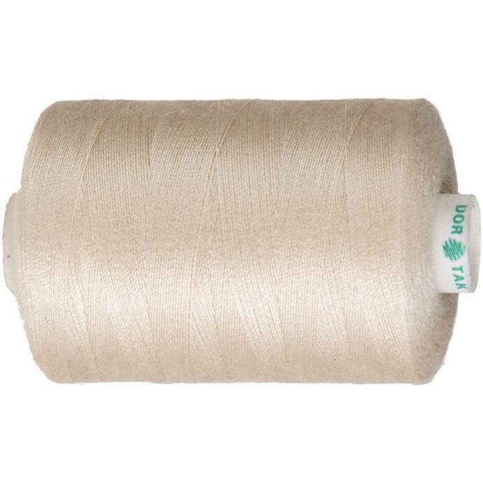 Hilo de Coser, beige, 1000 m/ 1 rollo