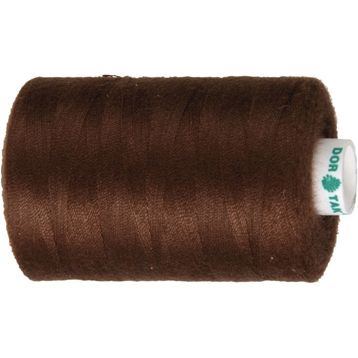 Hilo de Coser, marrón, 1000 m/ 1 rollo