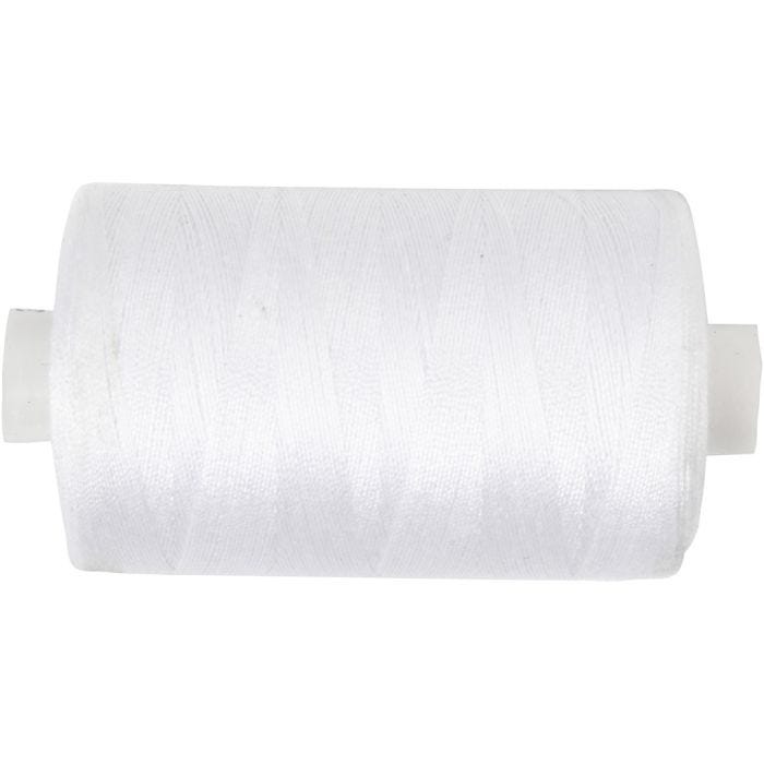 Hilo de Coser, blanco, 1000 m/ 1 rollo