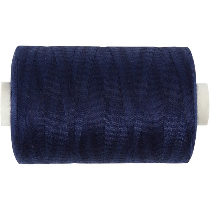 Hilo de Coser, azul armada, 1000 m/ 1 rollo