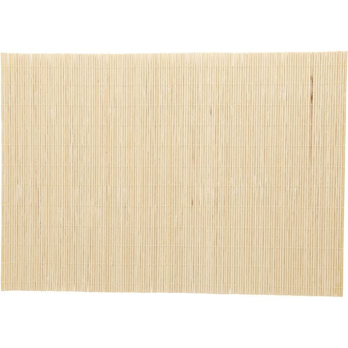 Esterilla de bamboo para enfieltrar, medidas 45x30 cm, 4 ud/ 1 paquete