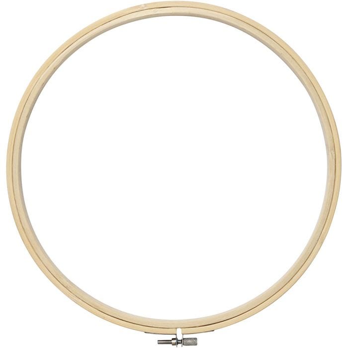 Bastidor de bordado, dia 25 cm, 1 ud