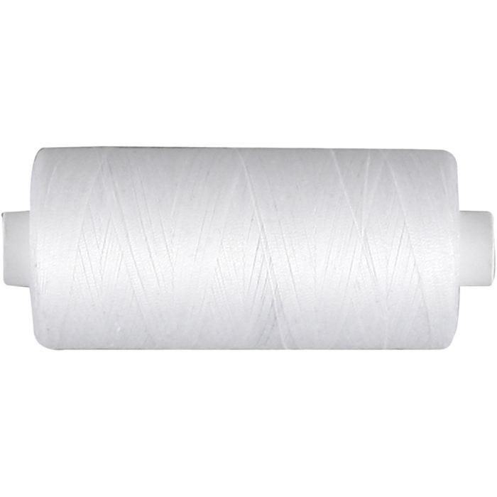 Hilo para Coser, blanco, 1000 m/ 1 rollo