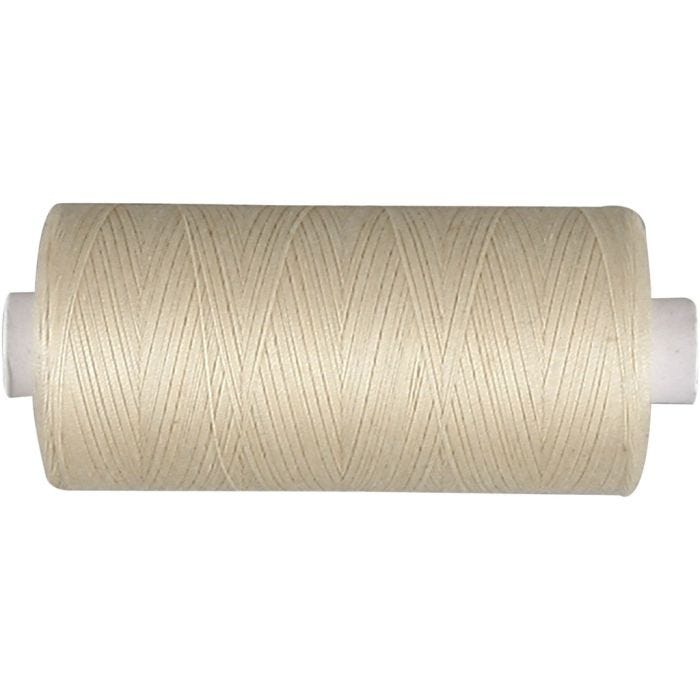 Hilo para Coser, blanquecino, 1000 m/ 1 rollo
