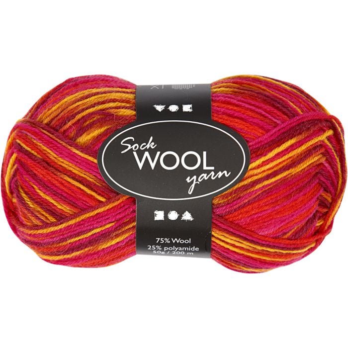 Lana para Tejer, L. 200 M, surtido de colores, 50 gr/ 1 bola