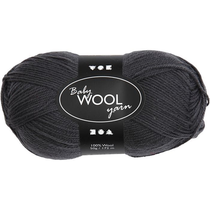 Hilo de Bebé, L. 172 M, gris oscuro, 50 gr/ 1 bola