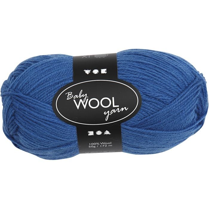 Hilo de Bebé, L. 172 M, azul, 50 gr/ 1 bola