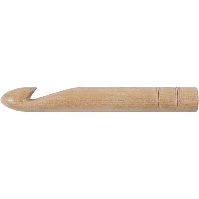 Ganchillo de crochet, medida 30, L. 23 cm, medidas 30 mm, 1 ud