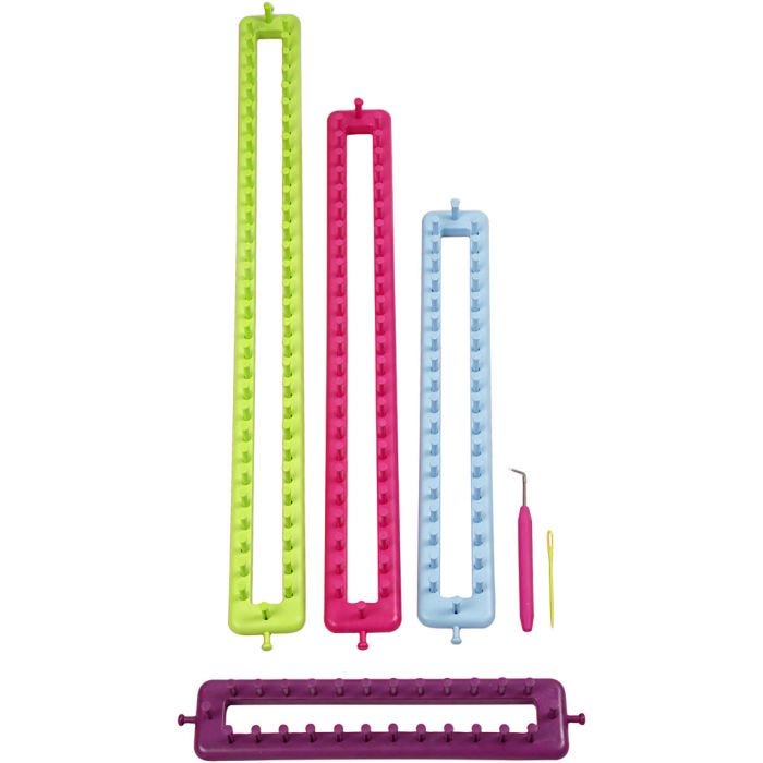 Telares para tejer, 25-35-45-55 cm, 1 set