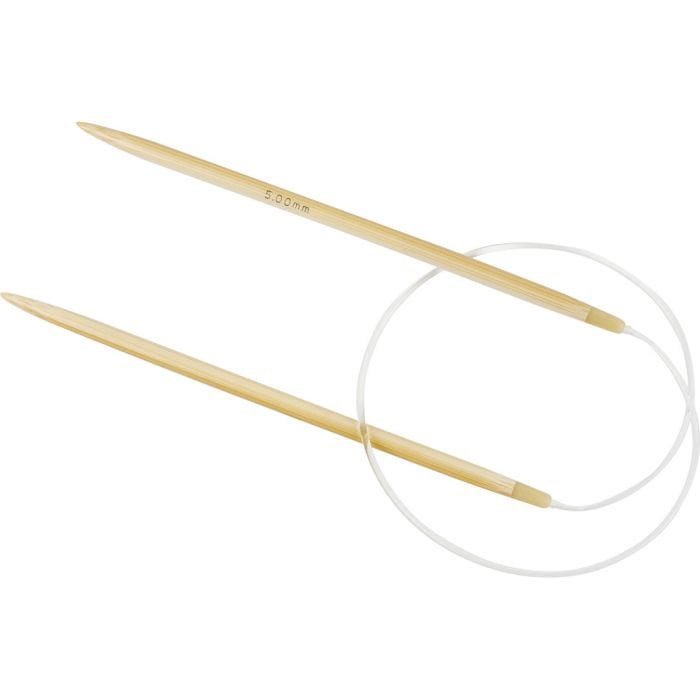 Aguja circular, L. 60 cm, medidas 5 mm, 1 ud