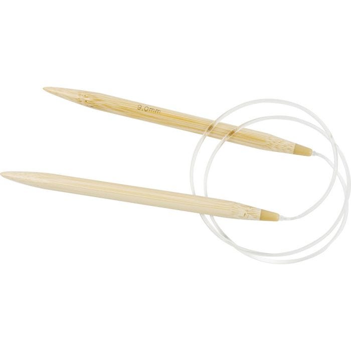 Aguja circular, 80 cm, 9 mm, 1 ud