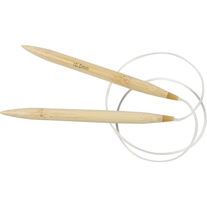 Aguja circular, 80 cm, 10 mm, 1 ud