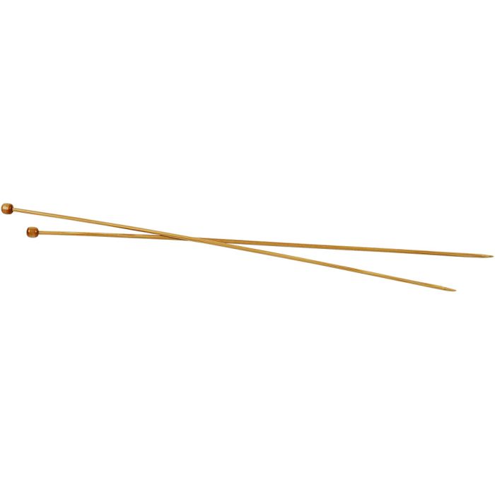 Agujas de tejer , L. 35 cm, medidas 3 mm, 1 par