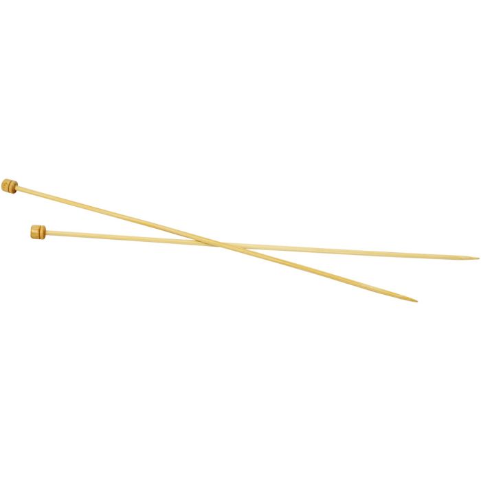 Agujas de tejer , L. 35 cm, medidas 4 mm, 1 par