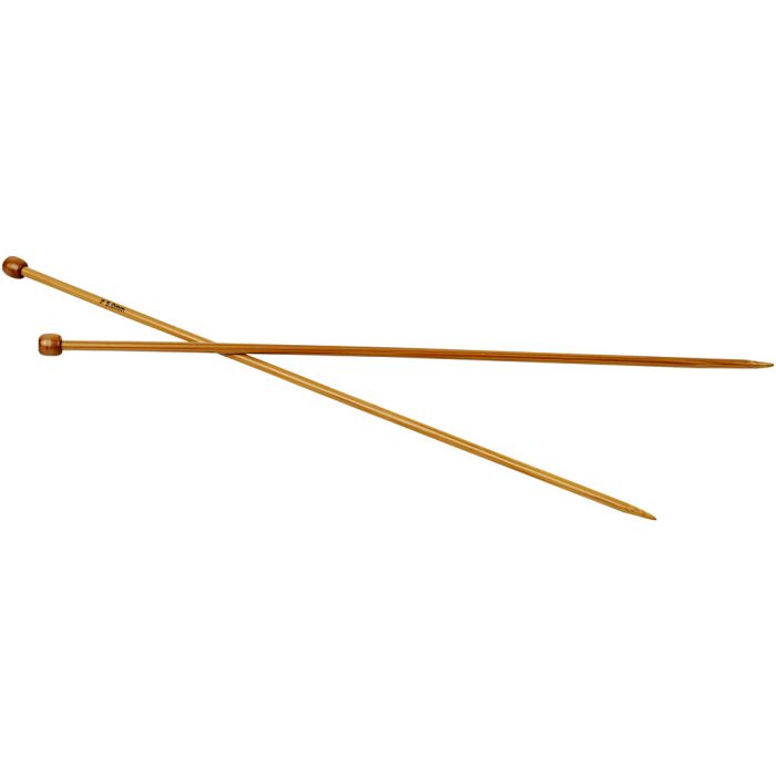 Agujas de tejer , 35 cm, 5 mm, 1 par