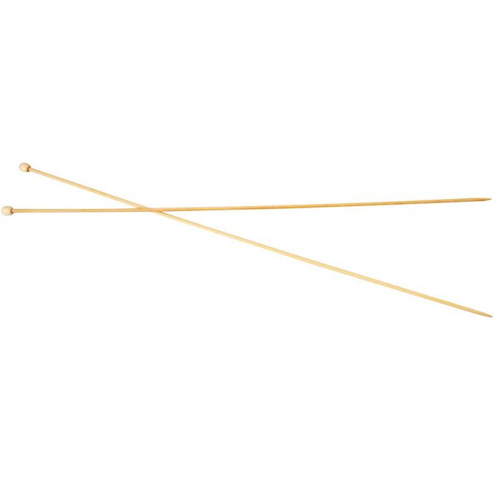 Agujas de tejer , L. 35 cm, medidas 2,5 mm, 1 par