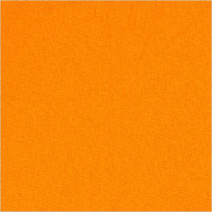Tela, A: 145 cm, 140 gr, naranja, 10 m/ 1 rollo