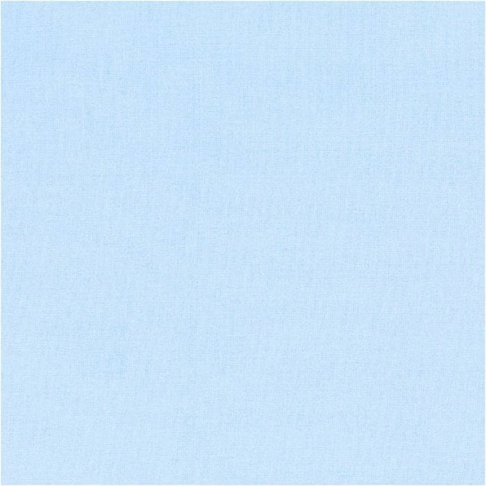 Tela, A: 145 cm, 140 gr, azul claro, 10 m/ 1 rollo