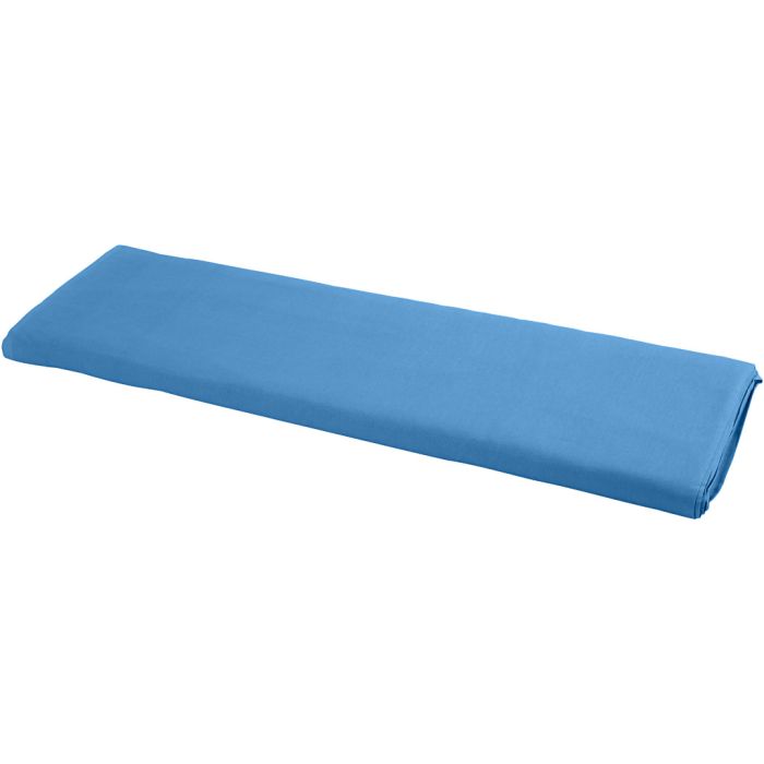 Tela, A: 145 cm, 140 gr, azul, 1 ml