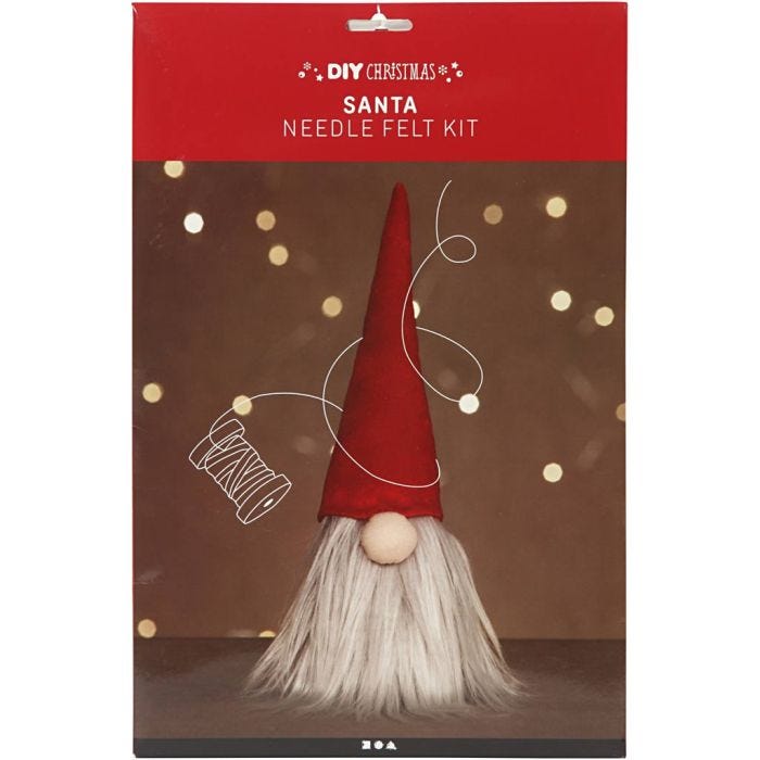Gnomo Santa escandinavo, 30 cm, 1 ud