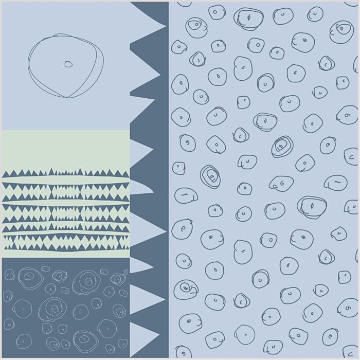 Tela, A: 145 cm, 140 gr, azul, 1 ml