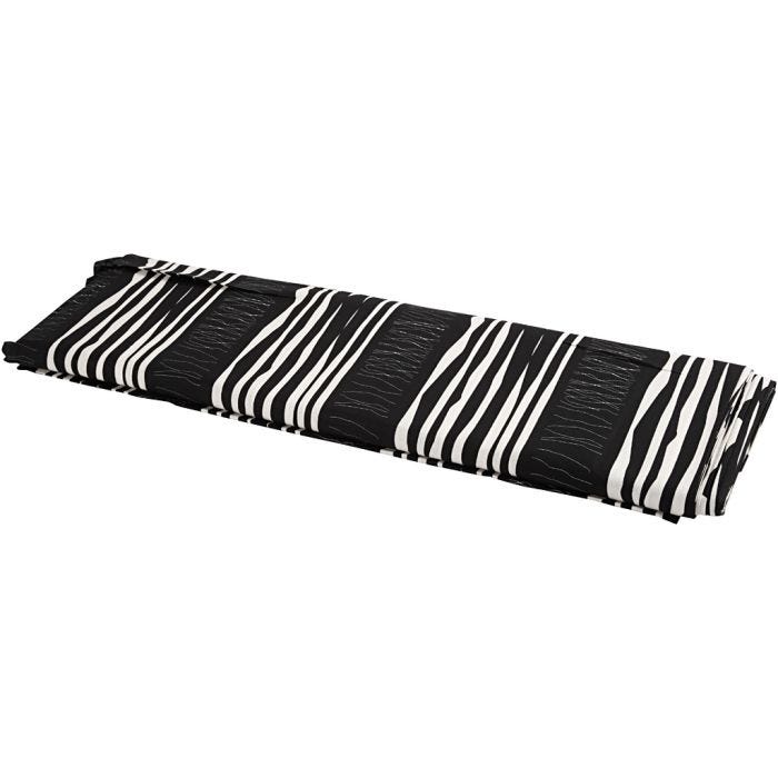 Tela, A: 145 cm, 140 gr, negro, 10 m/ 1 rollo