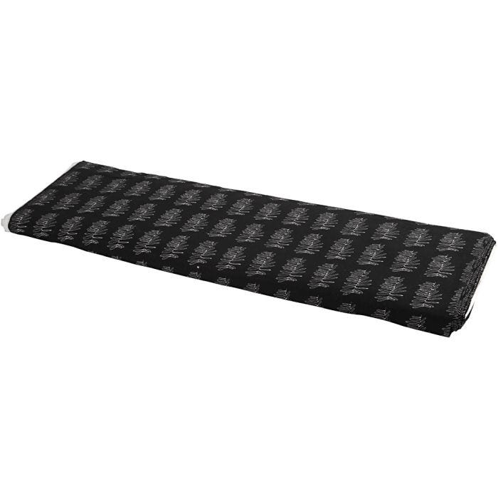 Tela, A: 145 cm, 140 gr, gris oscuro, 10 m/ 1 rollo