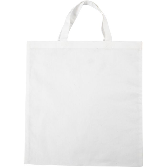 Bolsa de la Compra, medidas 38x42 cm, 130 gr, blanco, 1 ud