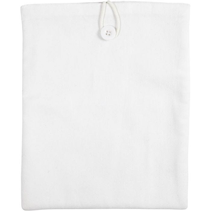 Funda para tablet, 22x27 cm, blanco, 1 ud