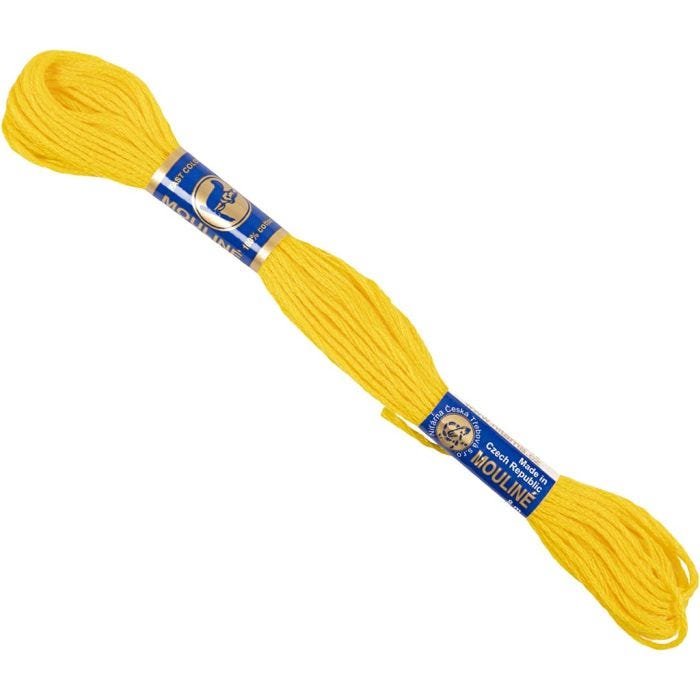 Hilo para bordar, amarillo, 12x8 m/ 1 paquete