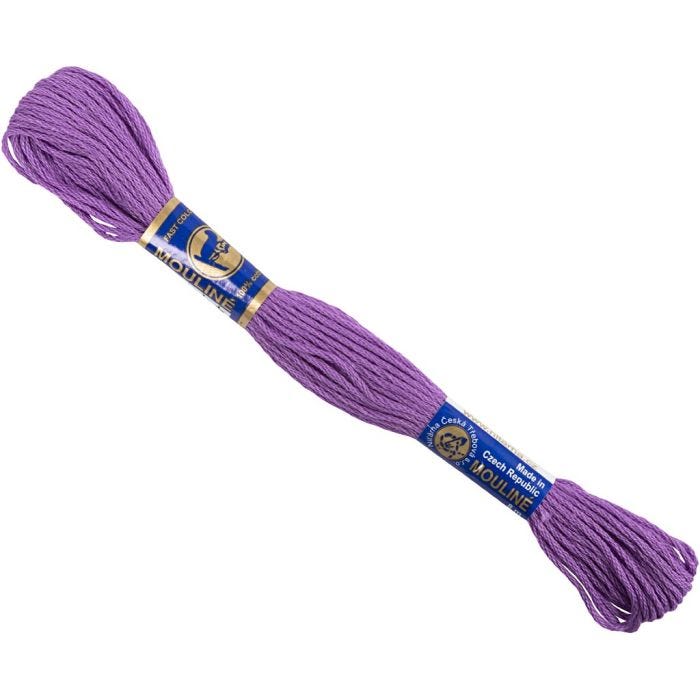 Hilo para bordar, morado, 12x8 m/ 1 paquete
