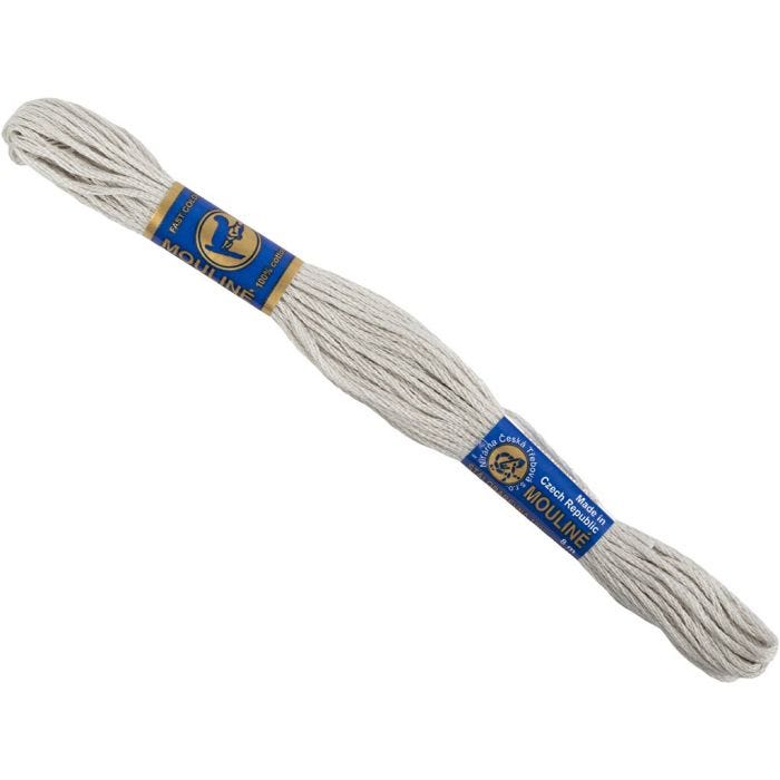 Hilo para bordar, gris, 12x8 m/ 1 paquete