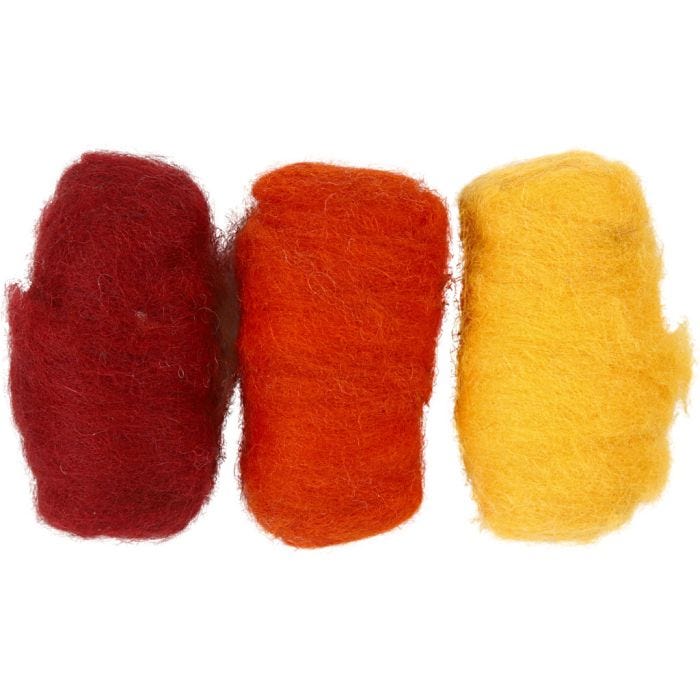 Lana Cardada, amarillo/arcilla harmonia, 3x10 gr/ 1 paquete