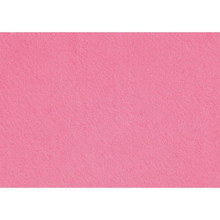 Fieltro para manualidades, A4, hoja 210x297 mm, grosor 1,5-2 mm, rosa, 10hoja/ 1 paquete