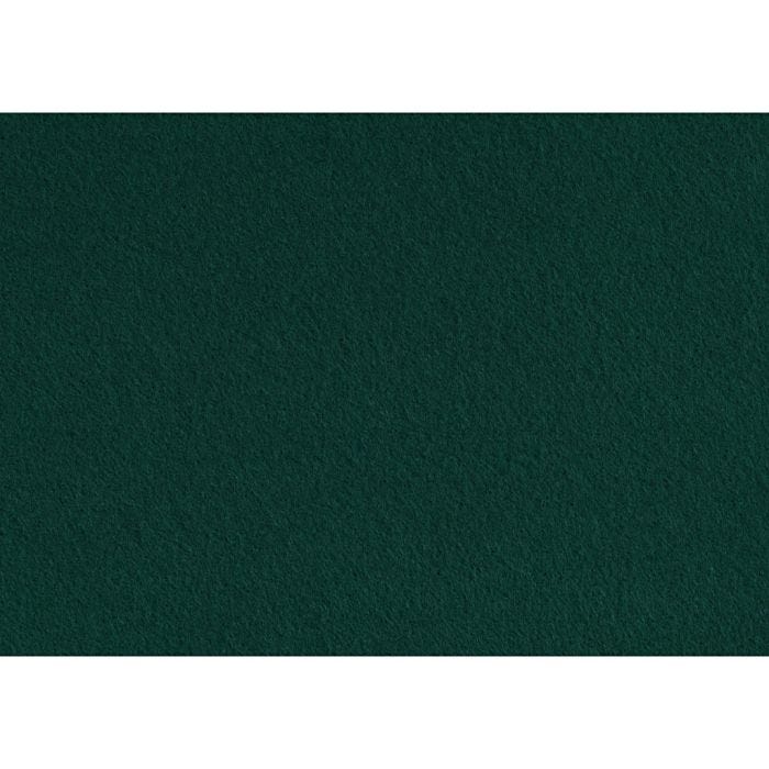 Fieltro para manualidades, A4, hoja 210x297 mm, grosor 1,5-2 mm, verde oscuro, 10 hoja/ 1 paquete