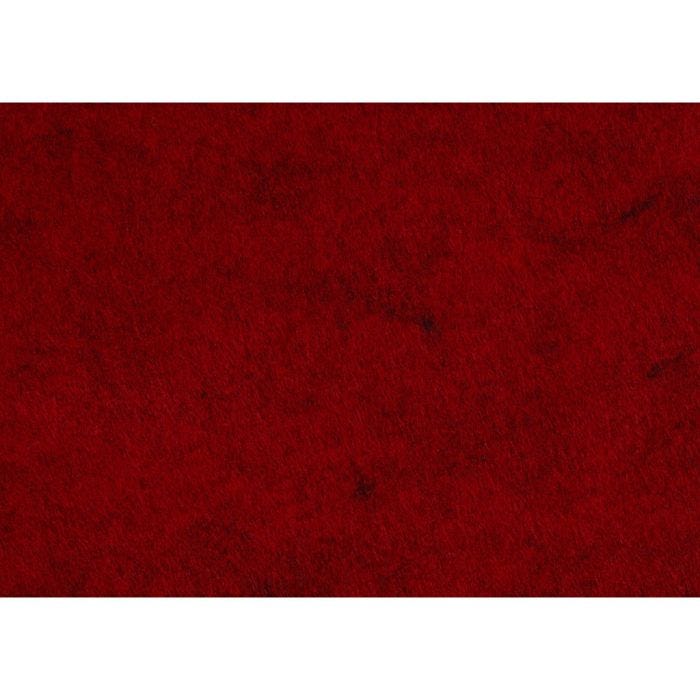 Fieltro para manualidades, A4, hoja 210x297 mm, grosor 1,5-2 mm, Texturado, rojo, 10 hoja/ 1 paquete