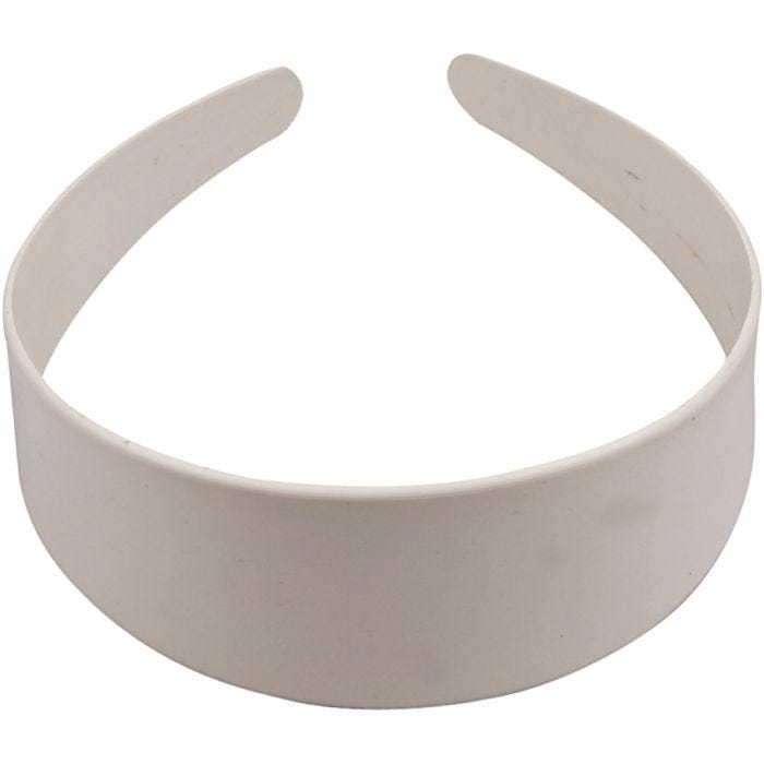 Diadema , 40 mm, blanco, 1 ud